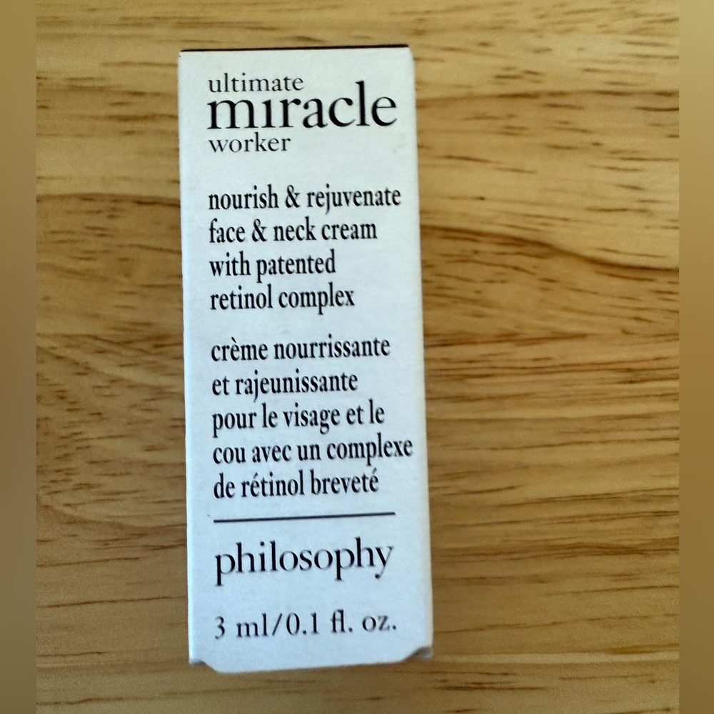 💙 4/$20 PHILOSOPHY Ultimate Miracle Worker face and neck cream